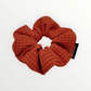 BRICK ORANGE WAFFLE GRAND SCRUNCHIE