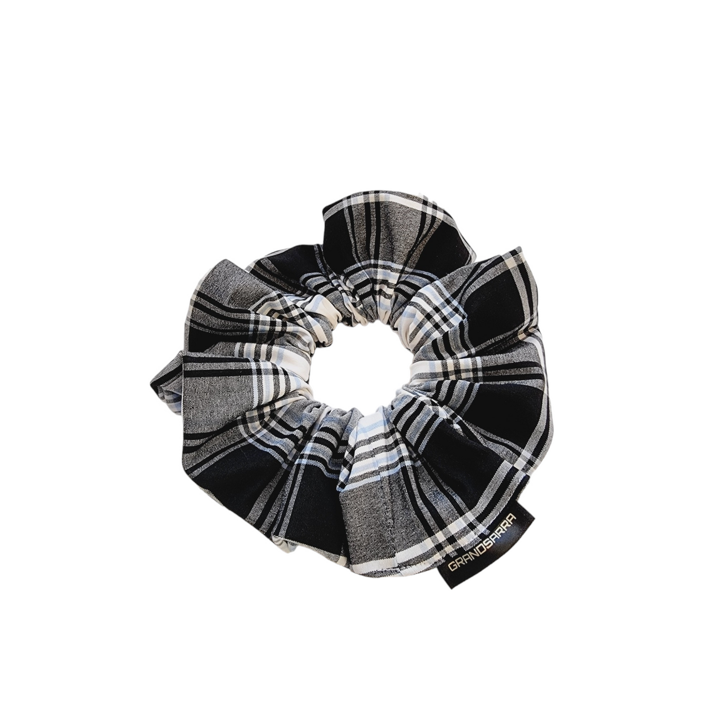 MIA  PLAID GRAND SCRUNCHIE