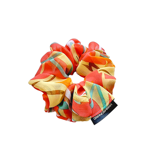 BIRDS OF PARAISE GRAND SCRUNCHIE