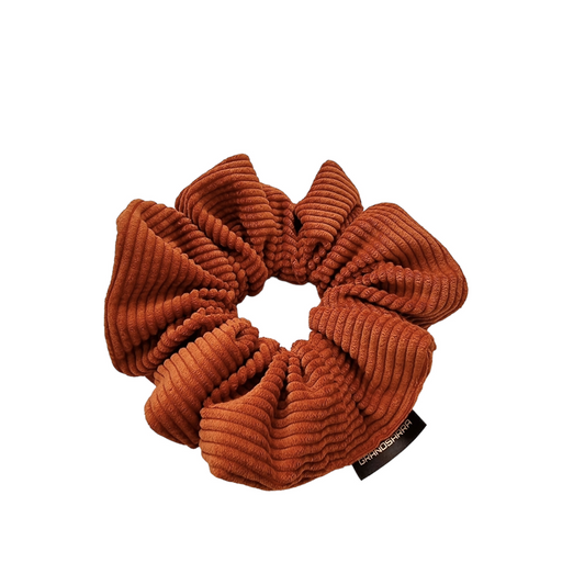 BRICK ORANGE CORDUROY GRAND SCRUNCHIE