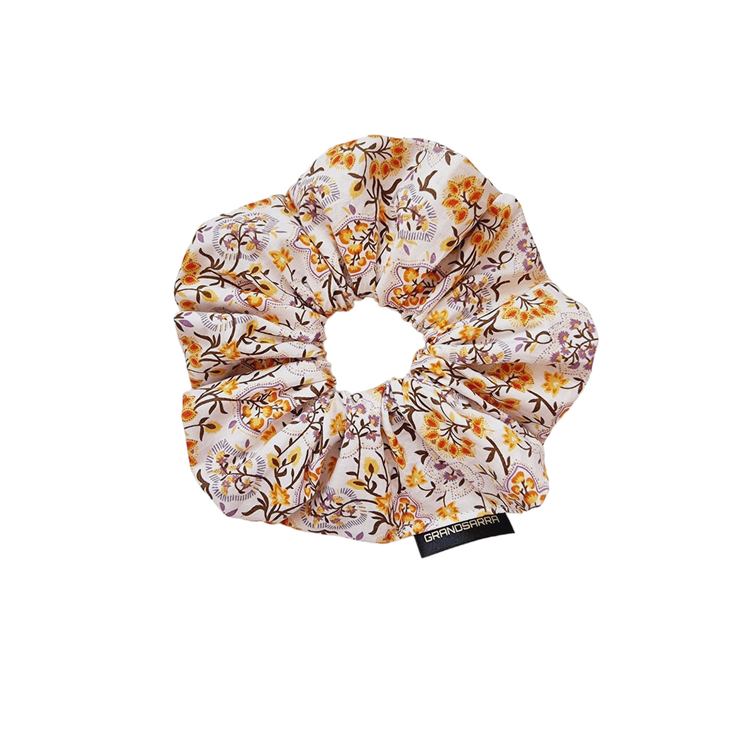 SUNSHINE BLOOMS FESTIVE GARDEN GRAND SCRUNCHIE